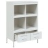 Aparador acero blanco 68x39x101,5