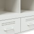 Aparador acero blanco 68x39x101,5