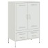 Aparador acero blanco 68x39x101,5