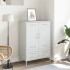 Aparador acero blanco 68x39x101,5