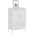 Aparador acero blanco 68x39x101,5