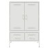 Aparador acero blanco 68x39x101,5