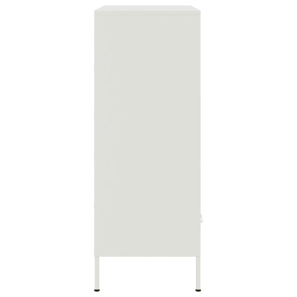 Aparador acero blanco 68x39x101,5