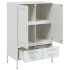 Aparador acero blanco 68x39x101,5