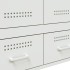 Aparador acero blanco 68x39x101,5