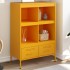 Aparador acero amarillo mostaza 68x39x101,5