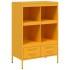 Aparador acero amarillo mostaza 68x39x101,5