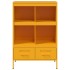 Aparador acero amarillo mostaza 68x39x101,5