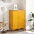 Aparador acero amarillo mostaza 68x39x101,5