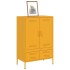 Aparador acero amarillo mostaza 68x39x101,5