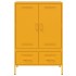 Aparador acero amarillo mostaza 68x39x101,5