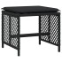 Set de comedor jardín 11 pzas con cojines ratán sintético
