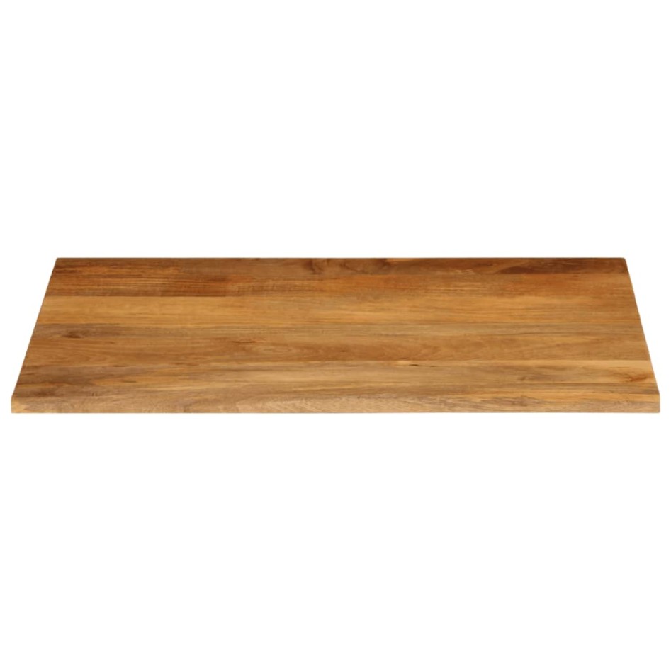 Tablero de mesa borde natural madera maciza mango 110x80x2,5