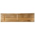 Tablero de mesa borde natural madera maciza mango 160x40x2,5