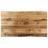 Tablero de mesa borde natural madera maciza mango 120x60x2,5