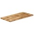 Tablero de mesa borde natural madera maciza mango 120x60x2,5