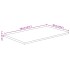 Tablero de mesa borde natural madera maciza mango 120x60x2,5
