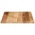 Tablero de mesa borde natural madera maciza mango 80x80x3,8