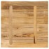 Tablero de mesa borde natural madera maciza mango 80x80x3,8