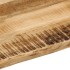 Tablero de mesa borde natural madera maciza mango 80x80x3,8