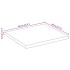 Tablero de mesa borde natural madera maciza mango 80x80x3,8