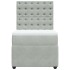 Cama box spring con colchón terciopelo gris claro 90x190