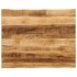 Tablero de mesa borde natural madera mango rugosa 100x80x3,8