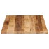 Tablero de mesa borde natural madera mango rugosa 100x80x3,8