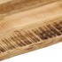 Tablero de mesa borde natural madera mango rugosa 100x80x3,8