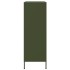 Aparador de acero verde oliva 68x39x113