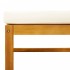 Set de sofás de jardín con cojines 6 pzas madera maciza