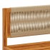 Set de sofás de jardín con cojines 6 pzas madera maciza