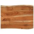 Tablero de mesa rectangular borde natural acacia 90x60x3,8