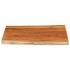 Tablero de mesa rectangular borde natural acacia 90x80x3,8