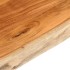 Tablero de mesa rectangular borde natural acacia 90x80x3,8