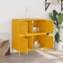 Aparador de acero amarillo mostaza 68x39x79