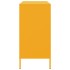 Aparador de acero amarillo mostaza 68x39x79