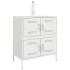 Aparador de acero blanco 68x39x79