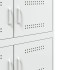 Aparador de acero blanco 68x39x79