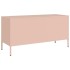 Mueble para TV acero rosa 100,5x39x50,5