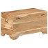 Cofre de almacenamiento de madera de acacia