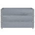 Jardinera de madera maciza de pino gris 100x100