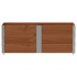 Jardinera de madera maciza de pino marrón 150x50
