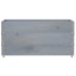 Jardinera de madera maciza de pino gris 120x80