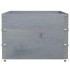 Jardinera de madera maciza de pino gris 120x80