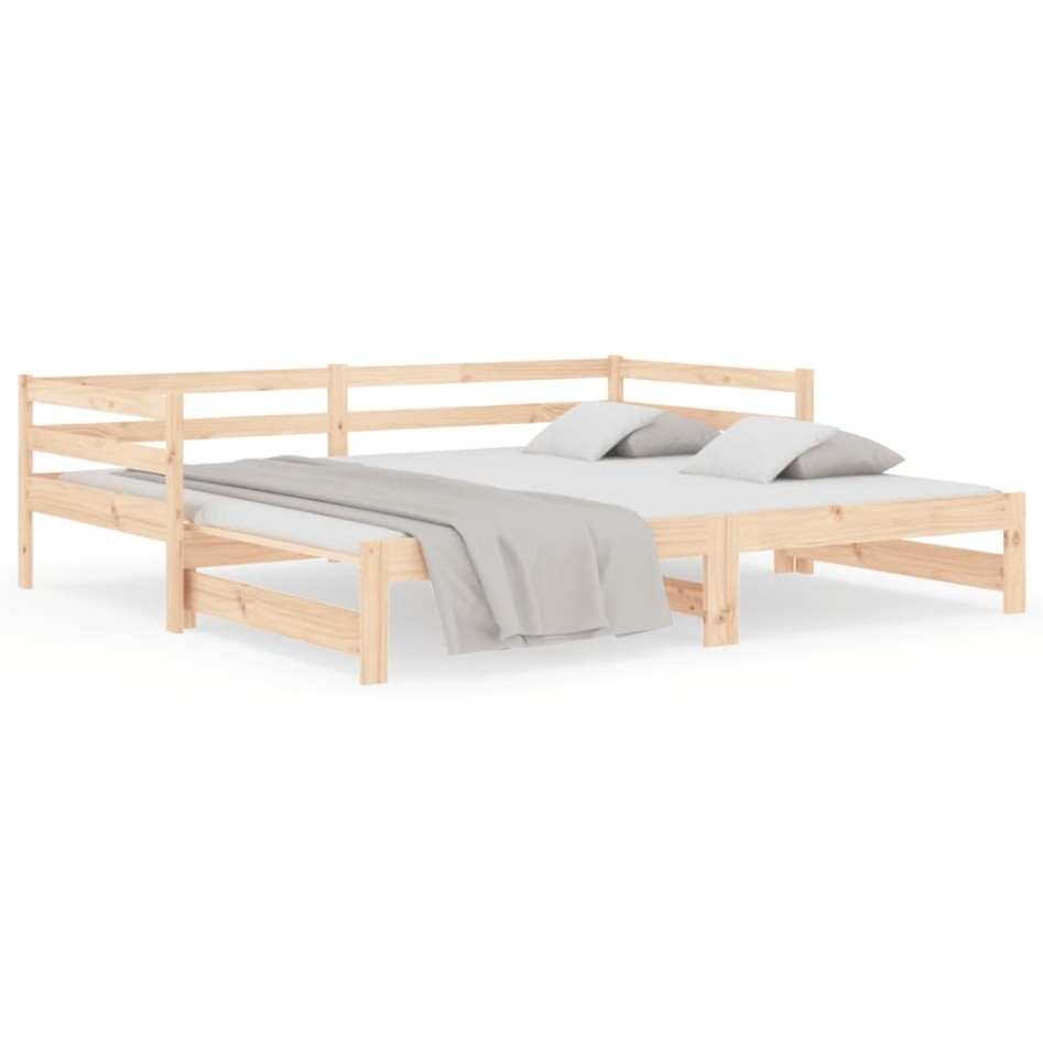 Sofá cama nido madera maciza de pino 90x200