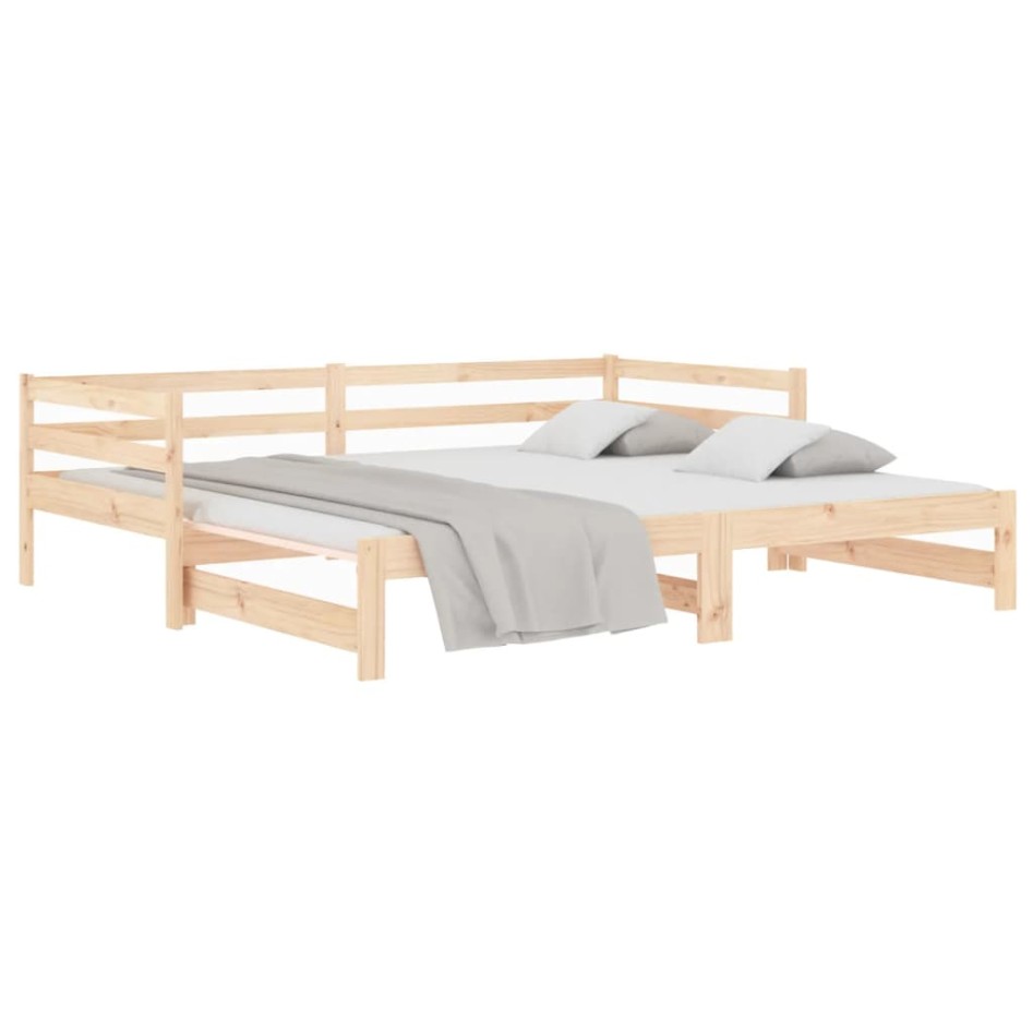 Sofá cama nido madera maciza de pino 90x200