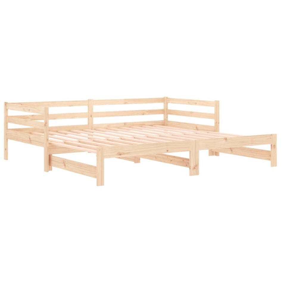 Sofá cama nido madera maciza de pino 90x200