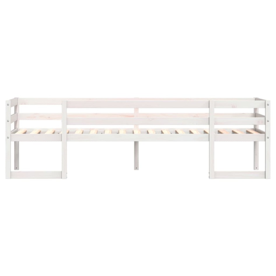 Estructura de cama para niños madera de pino blanco 80x200