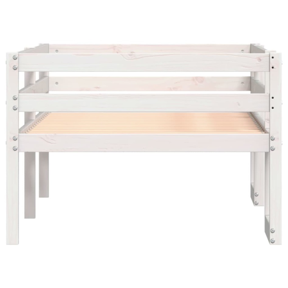 Estructura de cama para niños madera de pino blanco 80x200